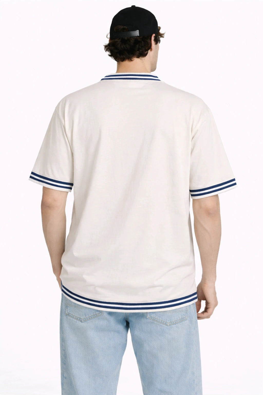 Unisex Statement Oversized Tee – Ivory