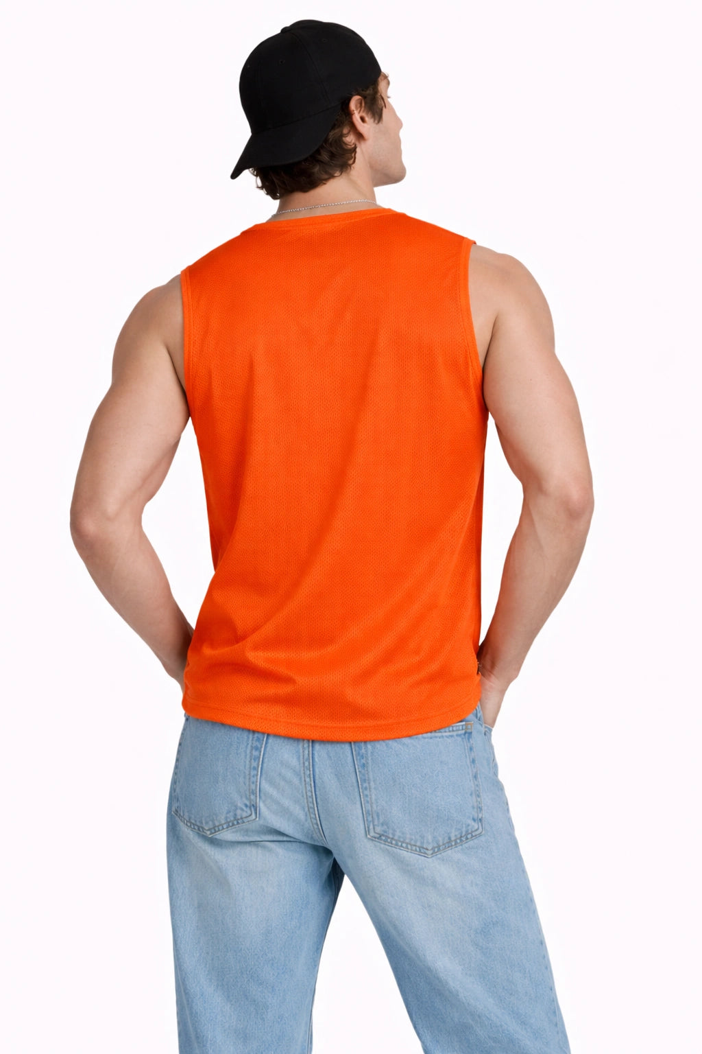 Unisex Motiv Muscle Tee – Blaze