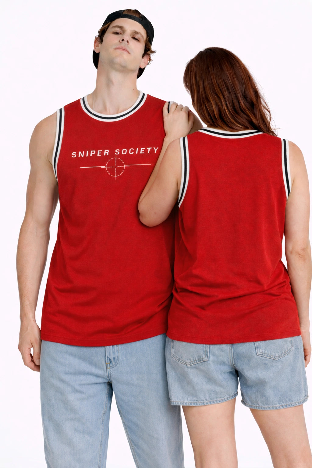 Unisex Target Muscle Tee – Crimson