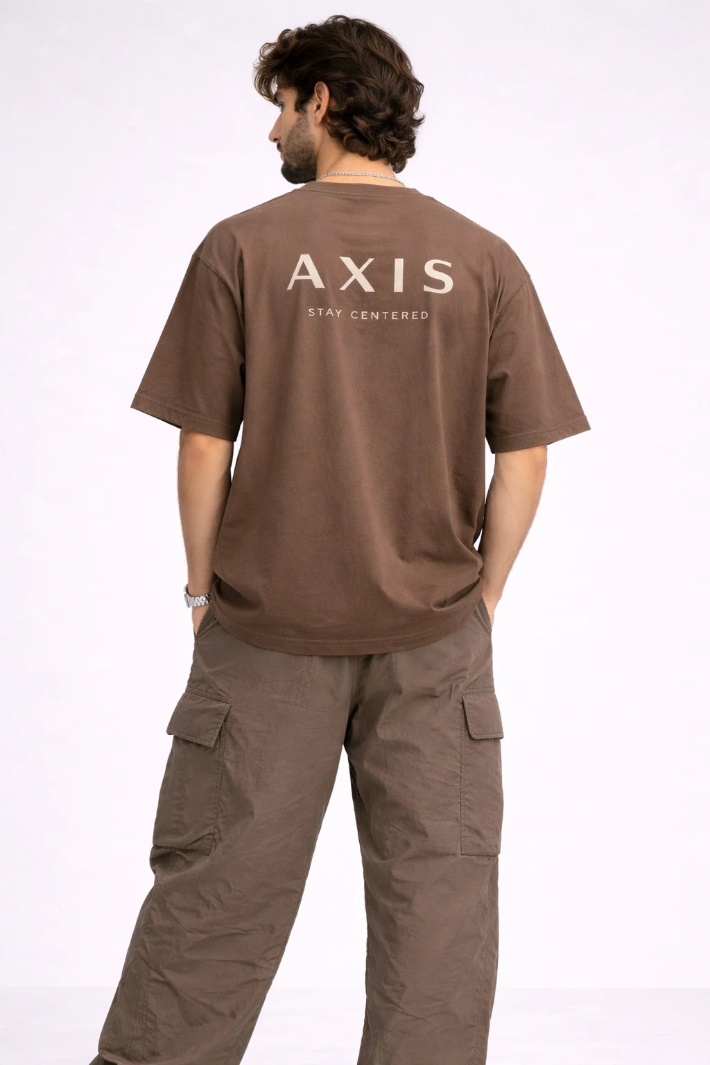 Axis Balance Oversized T-Shirt – Unisex Minimal Streetwear Tee