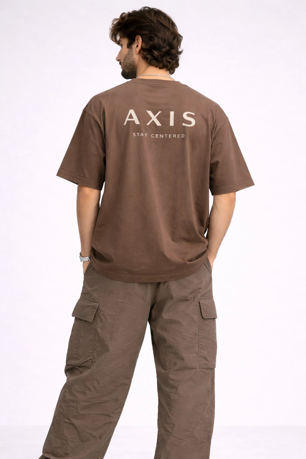 Sniper Society “Axis – Stay Centered” Oversized Unisex T-Shirt