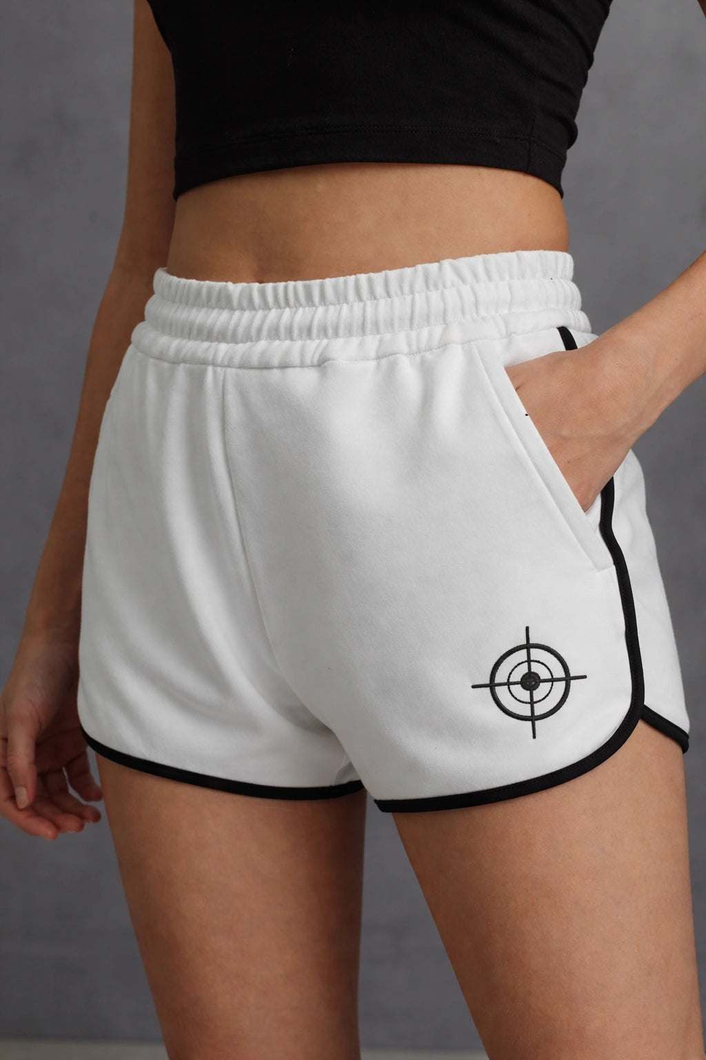 Sniper Target Trim Active Running Shorts (Women)
