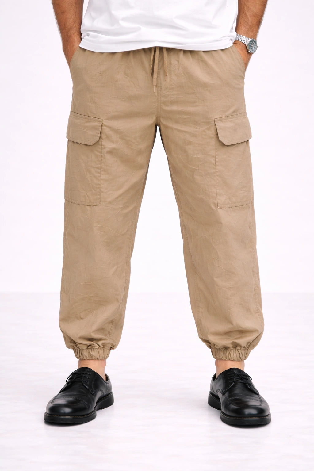 Sand Utility Cargo Jogger Pants