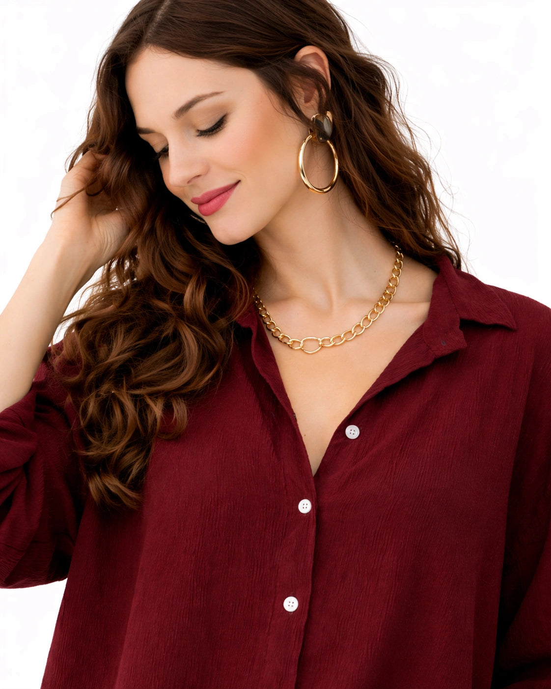 Oversized Cotton Shirt