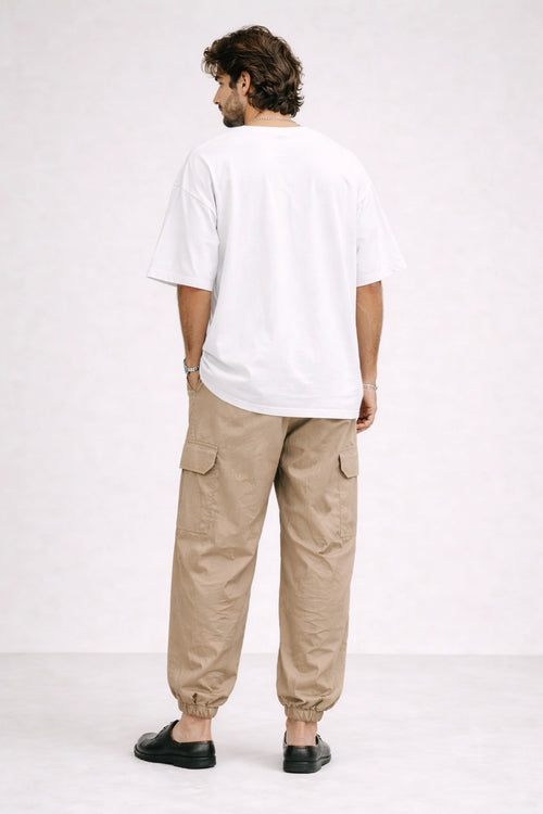 Sand Utility Cargo Jogger Pants