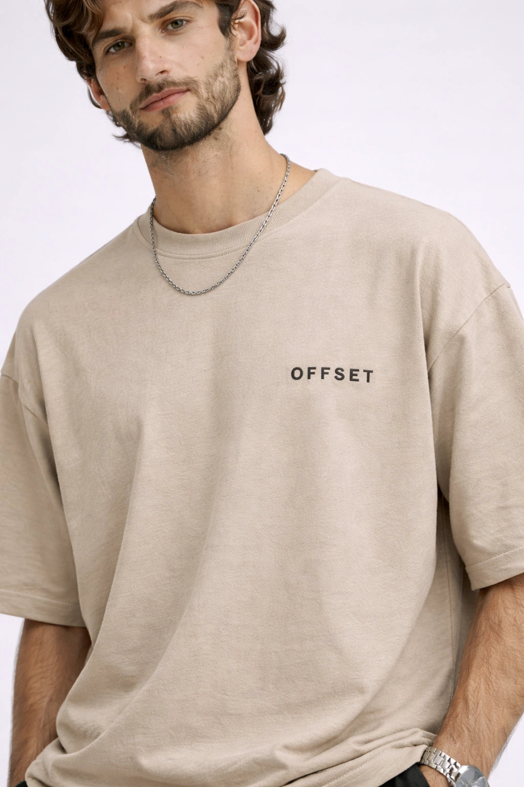 Offset “Out of Line” Oversized Unisex T-Shirt