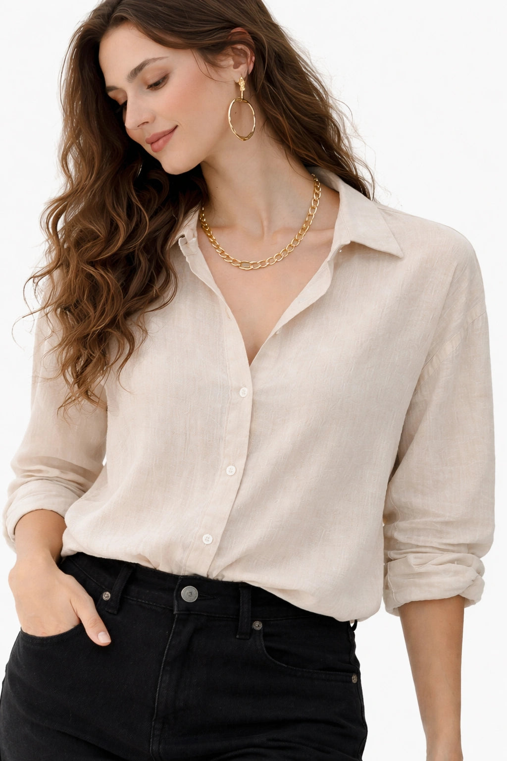 Oversized Cotton Shirt
