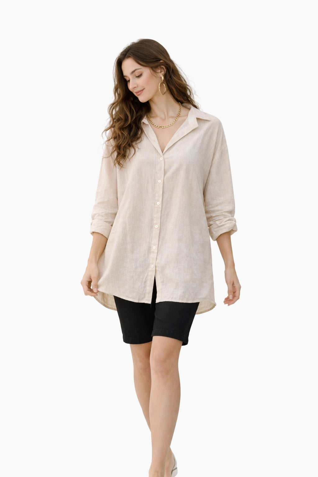 Oversized Cotton Shirt