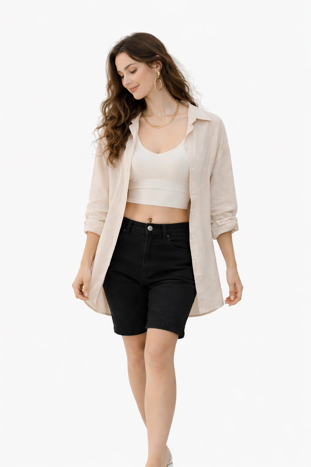 Oversized Cotton Shirt