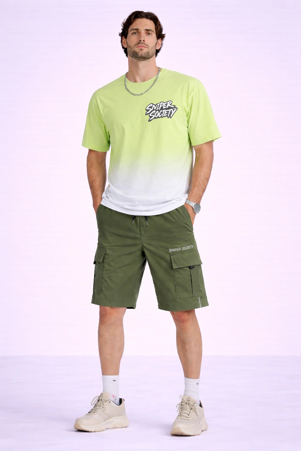 Sniper Society Tactical Graphic Oversized T-Shirt (Unisex)