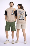 Bunny Vibe Street Rabbit Graphic Oversized T-Shirt (Unisex)