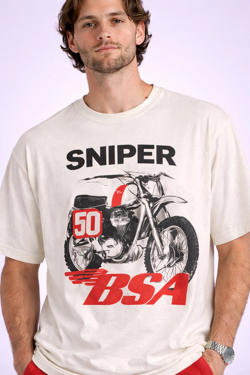 Sniper 50 BSA Graphic Oversized Unisex T-Shirt