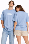 Unisex Statement Oversized Tee – Sky