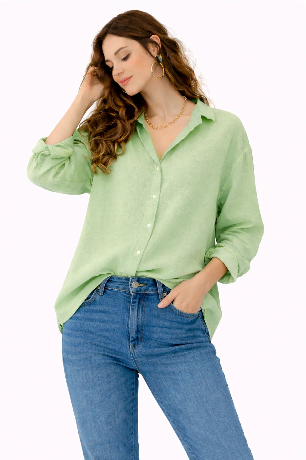 Oversized Cotton Shirt