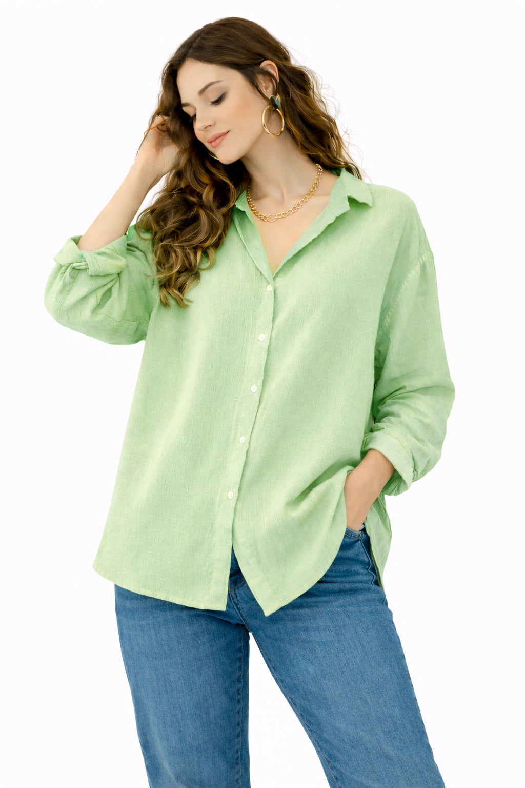 Oversized Cotton Shirt