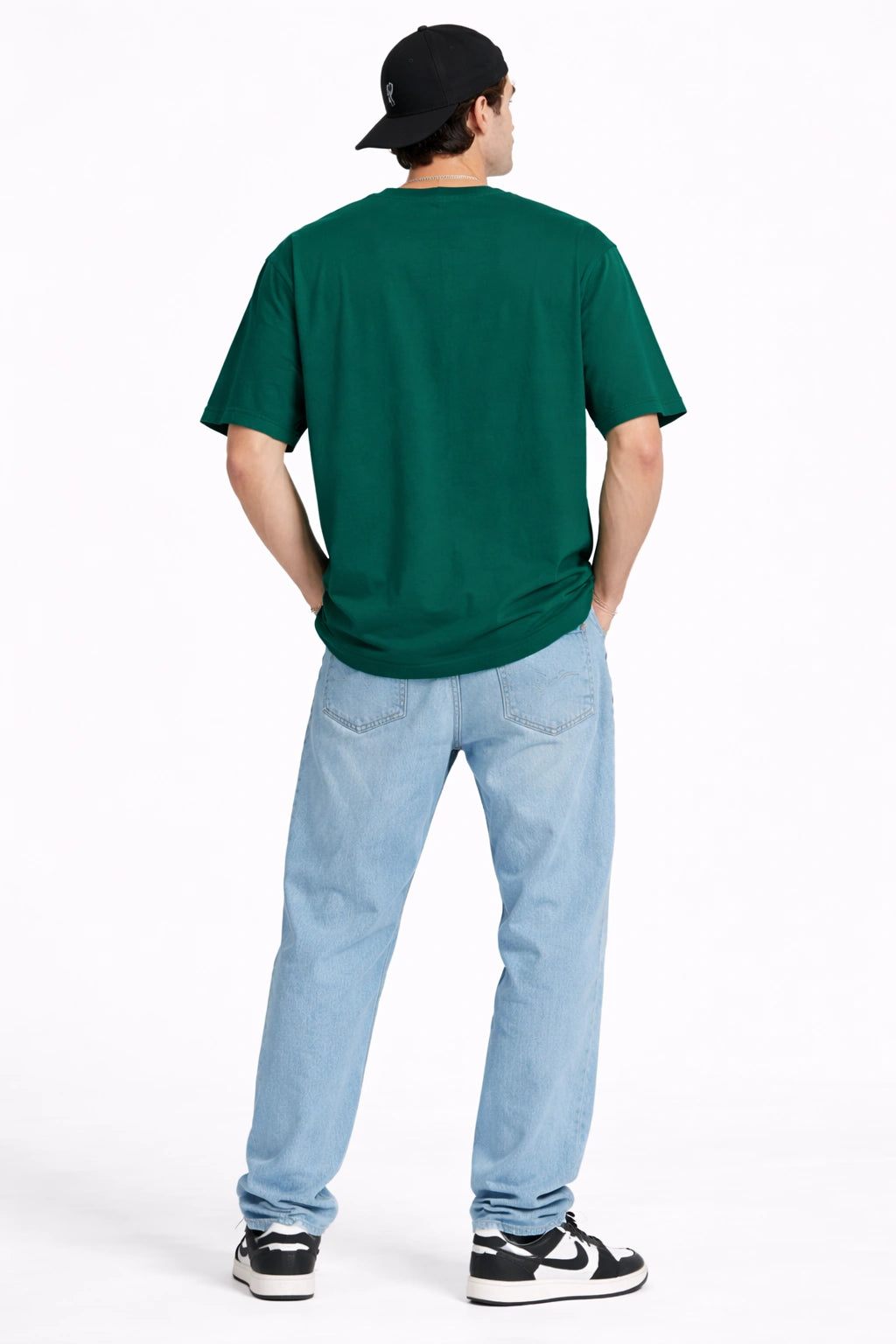 Unisex Essential Oversized Tee – Forest