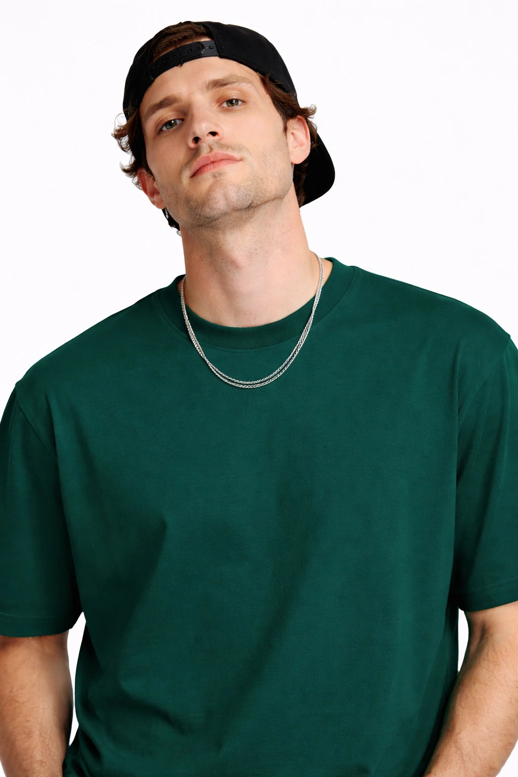 Unisex Essential Oversized Tee – Forest