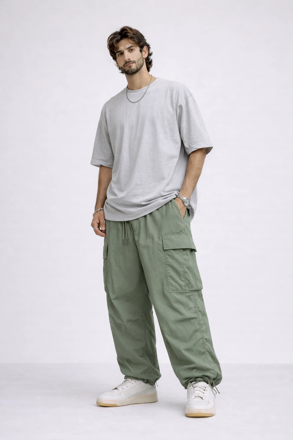 Urban Utility Olive Cargo Pants