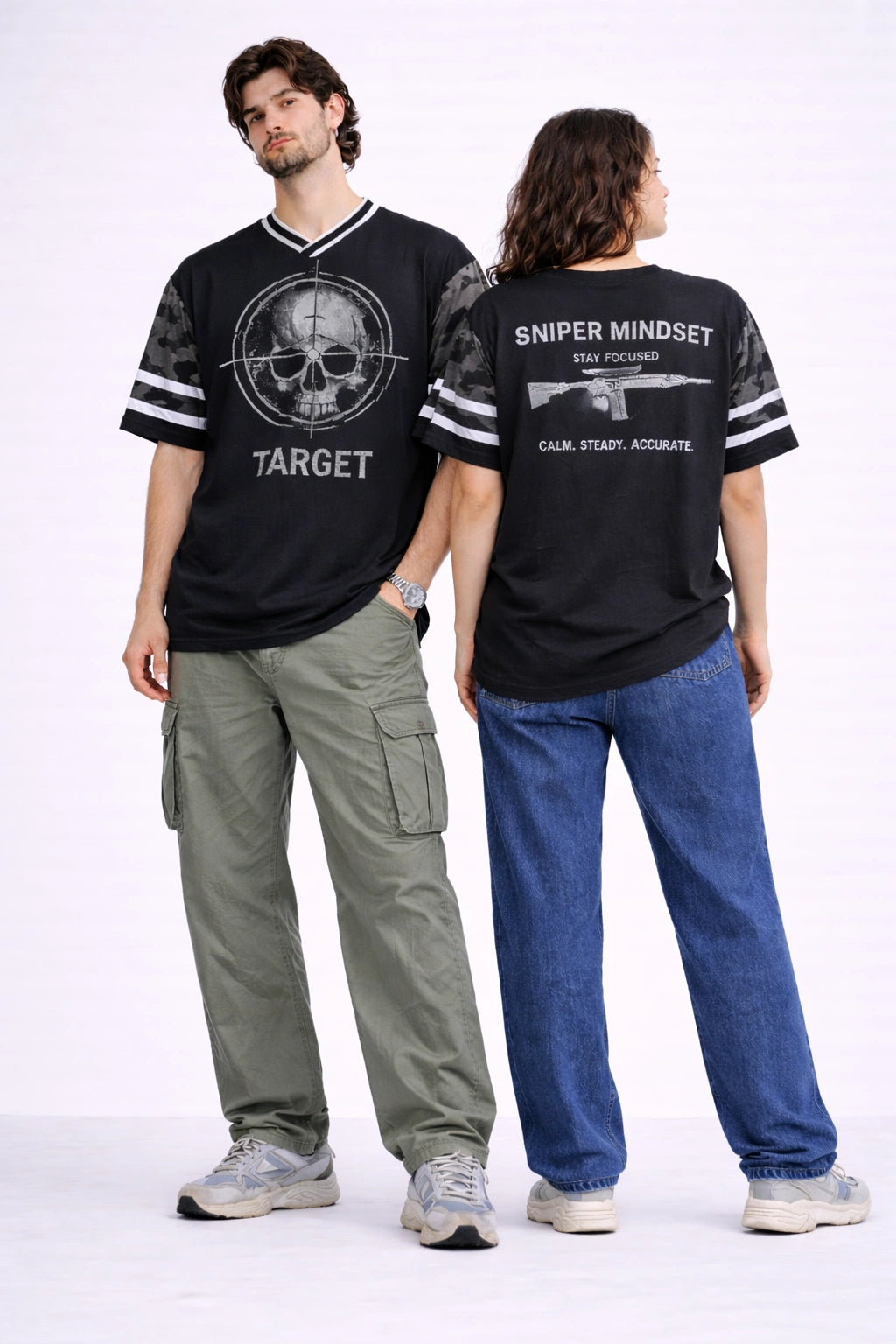 Sniper Society “Target Mindset” Oversized Unisex T-Shirt