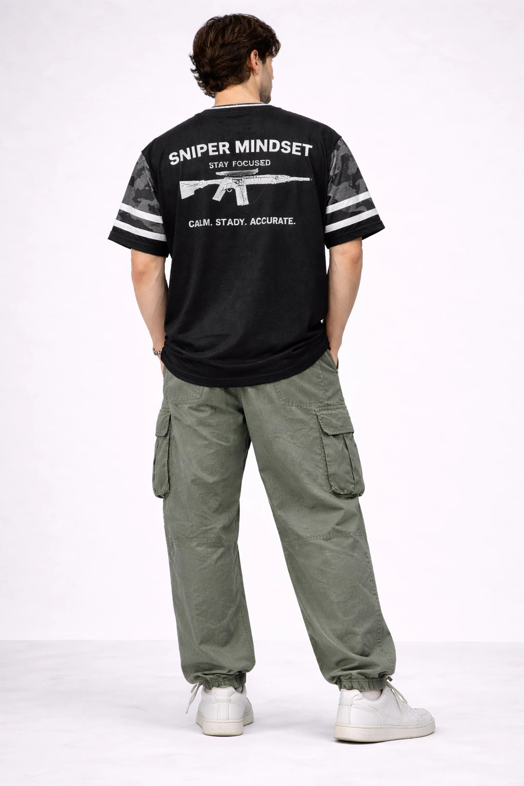 Sniper Society “Target Mindset” Oversized Unisex T-Shirt