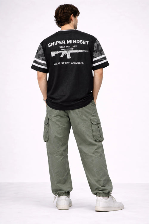 Sniper Society “Target Mindset” Oversized Unisex T-Shirt