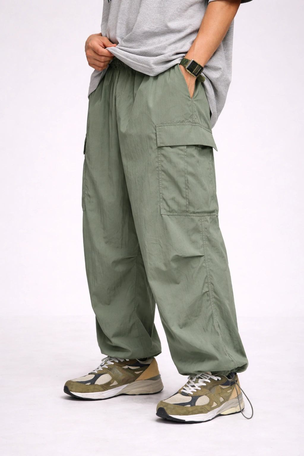 Urban Utility Olive Cargo Pants