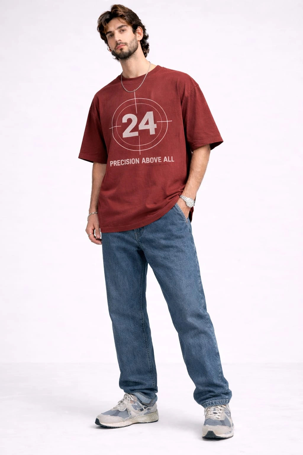 Sniper Society “24 Precision” Oversized Unisex T-Shirt