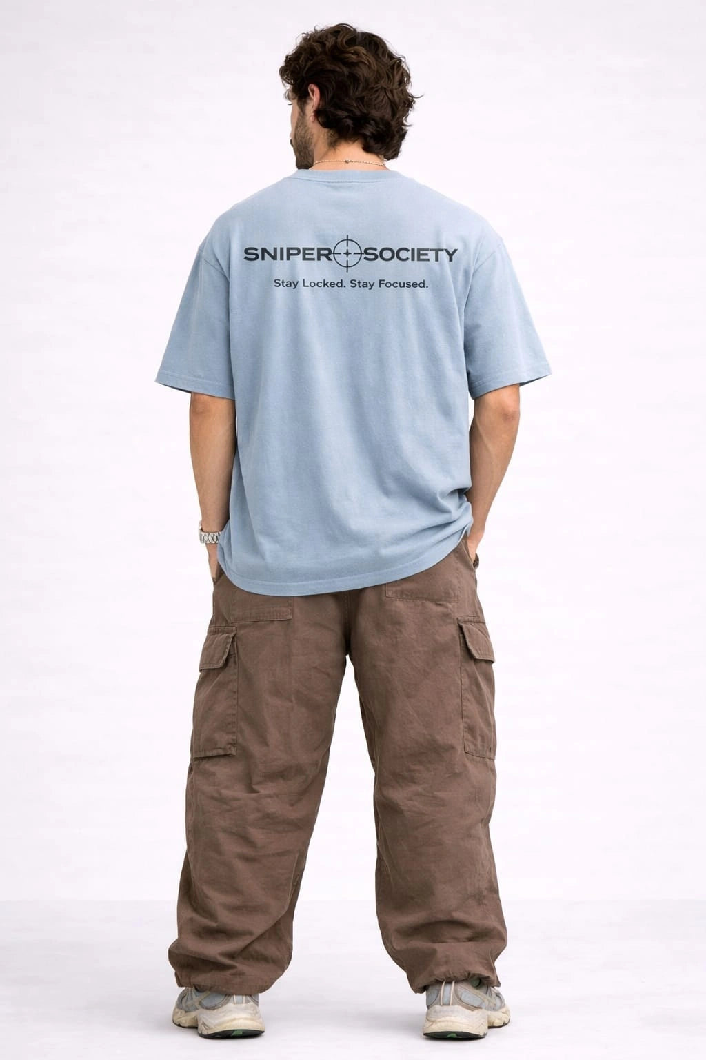 Sniper Society “Lock In or Lose Out” Oversized Unisex T-Shirt