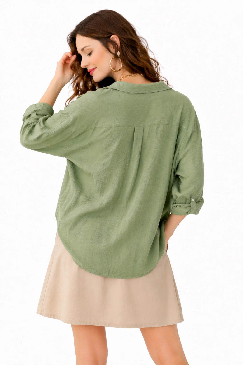 Oversized Cotton Shirt