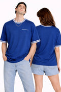 Unisex Performance Oversized Tee – Cobalt
