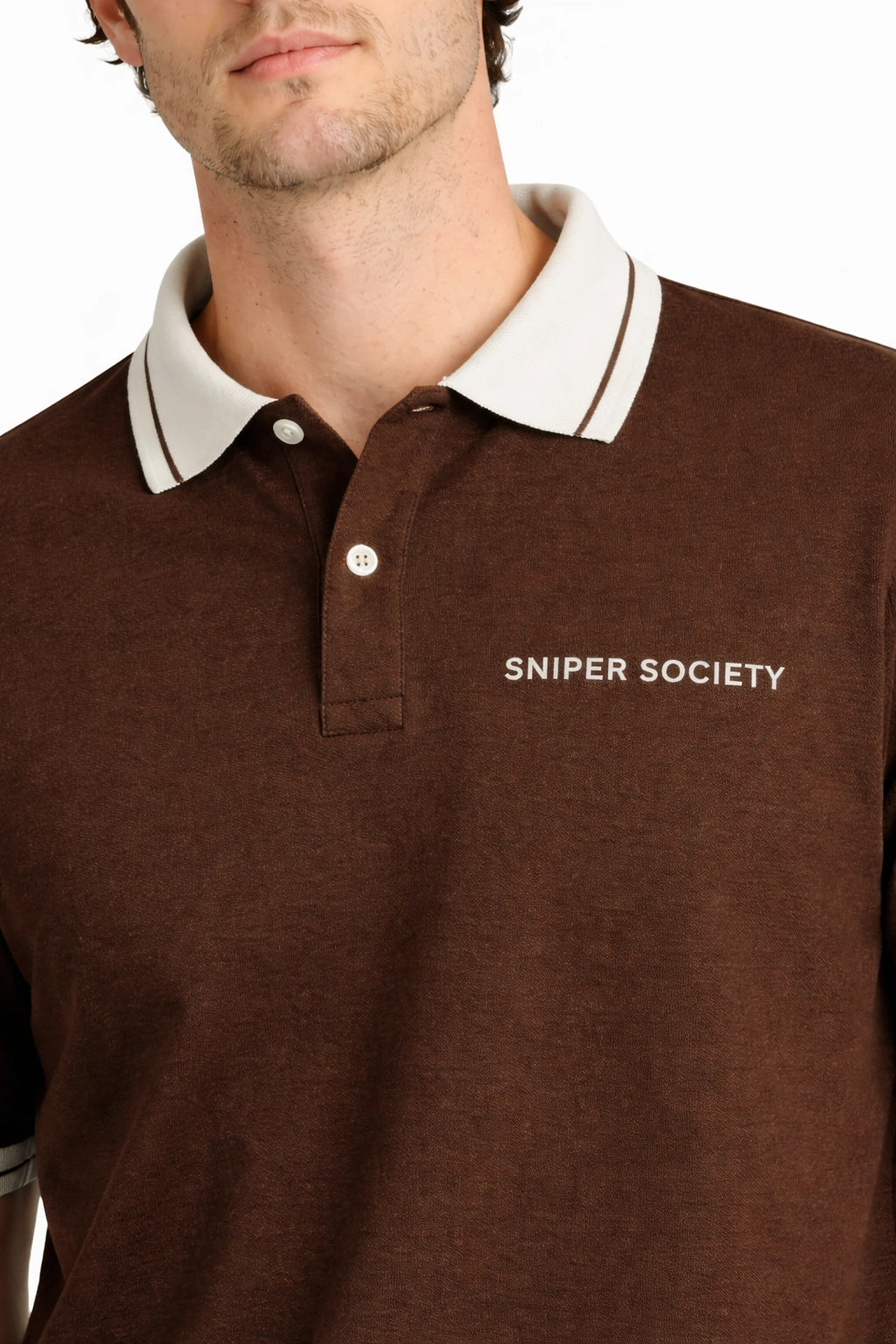 Contrast Collar Polo