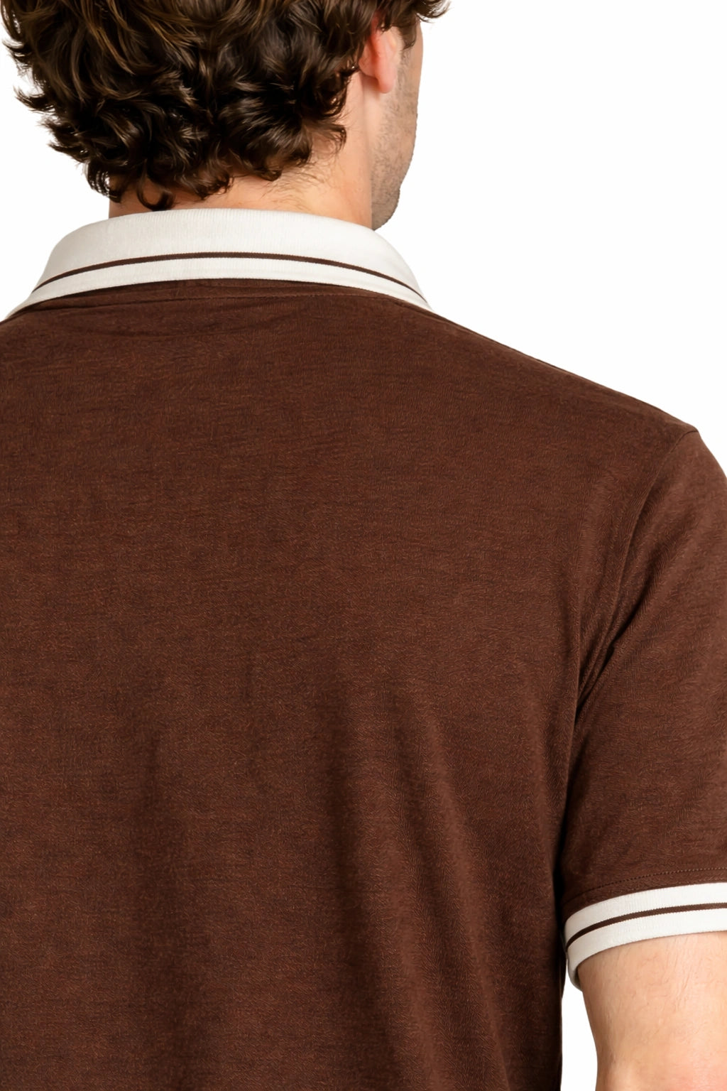 Contrast Collar Polo
